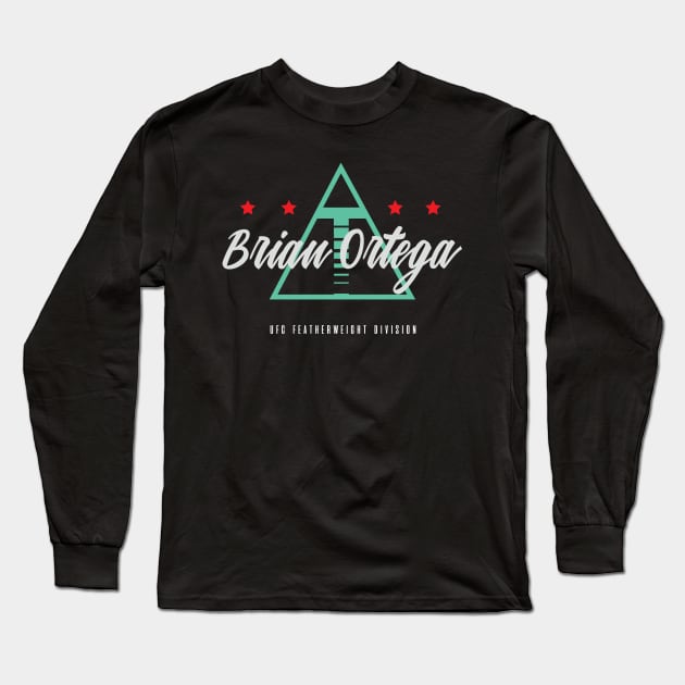 Brian Ortega UFC Featherweight Division Long Sleeve T-Shirt by cagerepubliq